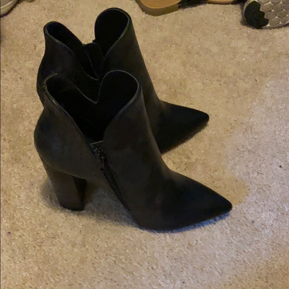 Snake skin booties